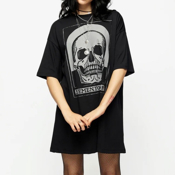 Disturbia Dresses & Skirts - Disturbia ‘Momento Mori’ Shirt Dress NWOT